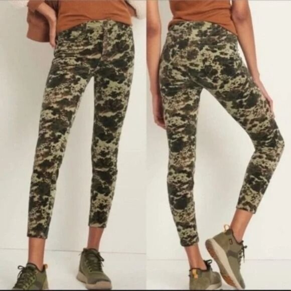 Anthropologie Pilcro High Rise Button Fly Skinny Corduroy Pants Plus size 22 W - Picture 1 of 6